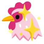 funkelndes Herz + Huhn