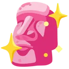 funkelndes Herz + Statue