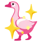funkelndes Herz + Gans