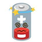 schwindlig + schwache Batterie