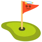 schwindlig + Golffahne