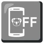 Mobiltelefon aus + Koala