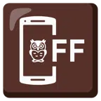 Mobiltelefon aus + Eule