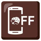 Mobiltelefon aus + Igel