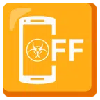 Mobiltelefon aus + Biogefährdung