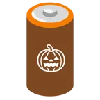 batteria + zucca di Halloween