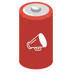 batteria + megafono