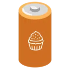 batteria + cupcake