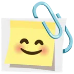 graffette attaccate + faccina con occhi sorridenti