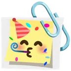 graffette attaccate + faccina che festeggia