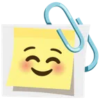 graffette attaccate + faccina sorridente