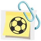graffette attaccate + pallone da calcio
