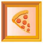 quadro incorniciato + pizza