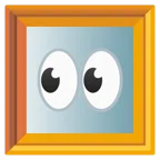 quadro incorniciato + occhi
