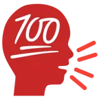 cabeza parlante + cien puntos