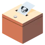 หีบบัตรลงคะแนน + หน้าสุนัข
