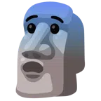 Moai + faccina impaurita