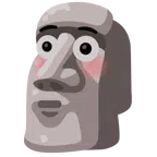 Moai + faccina imbarazzata
