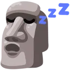 Moai + faccina che dorme