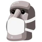 Moai + faccina con mascherina