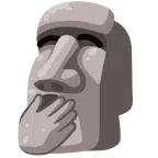 Moai + faccina che sbadiglia