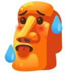 Moai + faccina accaldata
