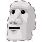 Moai + faccina tratteggiata