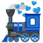 locomotiva + cuore blu