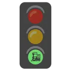 semaforo verticale + locomotiva