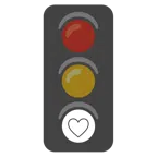 semaforo verticale + cuore bianco