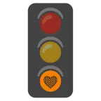 semaforo verticale + cuore arancione