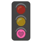 semaforo verticale + cuore grigio