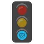 semaforo verticale + cuore rosa
