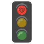 semaforo verticale + cuore rosso