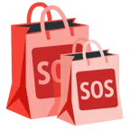 borse della spesa + pulsante SOS