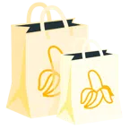 borse della spesa + banana