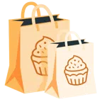 borse della spesa + cupcake
