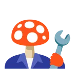 martello e chiave inglese + fungo