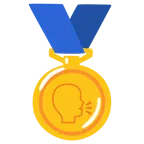 medaglia d’oro + persona che parla