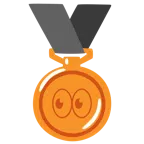 medaglia di bronzo + occhi