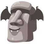 Fledermaus + Statue