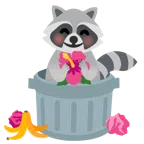 Waschbär + Hibiskus
