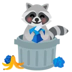 Waschbär + Urne mit Wahlzettel