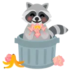 Waschbär + Lotusblüte