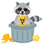 Waschbär + Biogefährdung