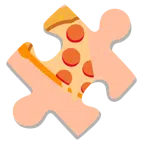pezzo di puzzle + pizza