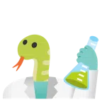 provetta + serpente
