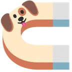 calamita + muso di cane
