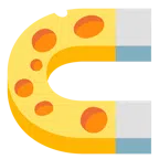 calamita + fetta di formaggio