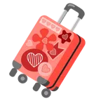 valigia + cuore rosso